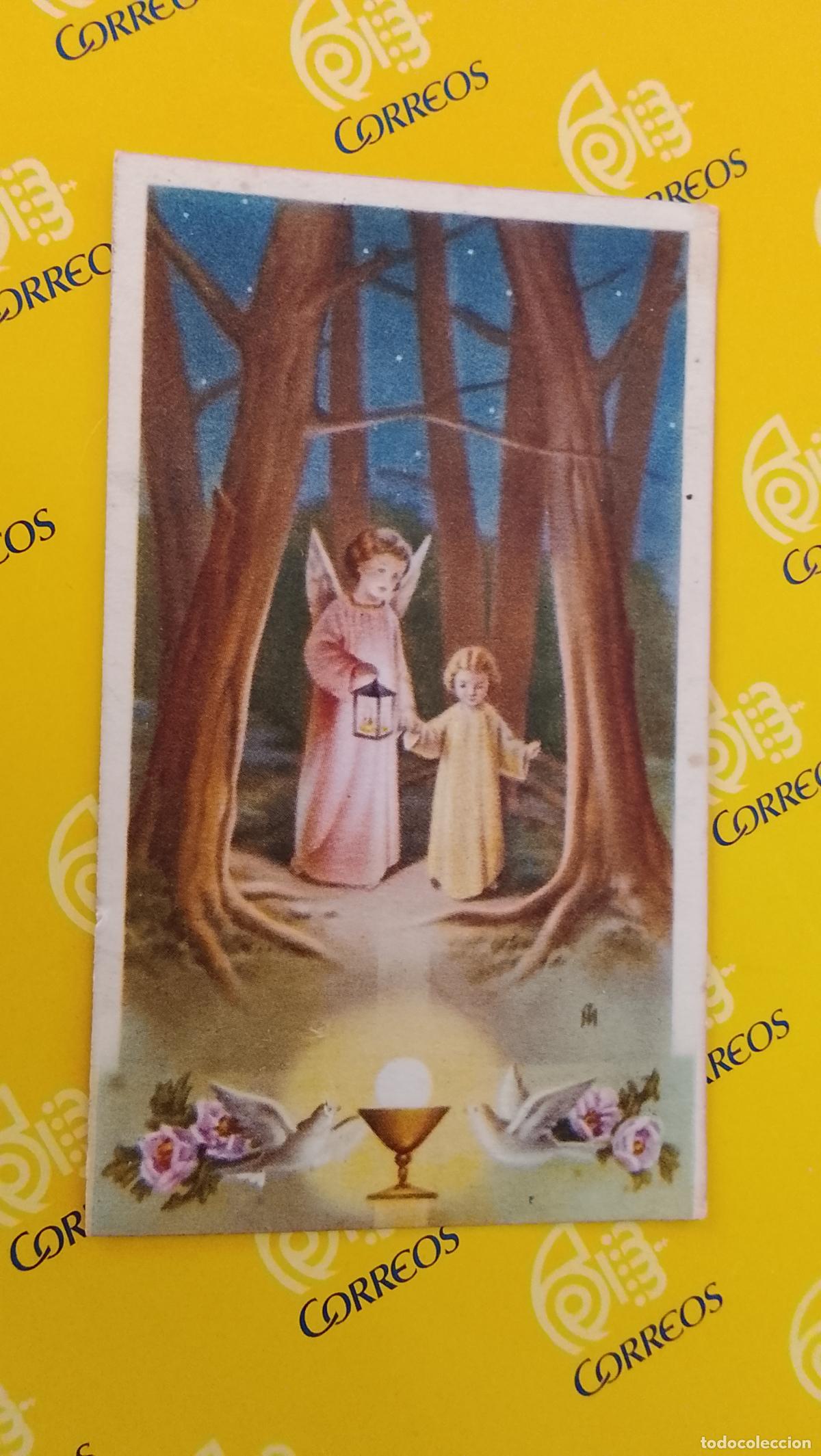Postales: RECUERDO PRIMERA COMUNION FELICITACION 1965 PARROQUIA DIVINO SALVADOR VEJER CADIZ