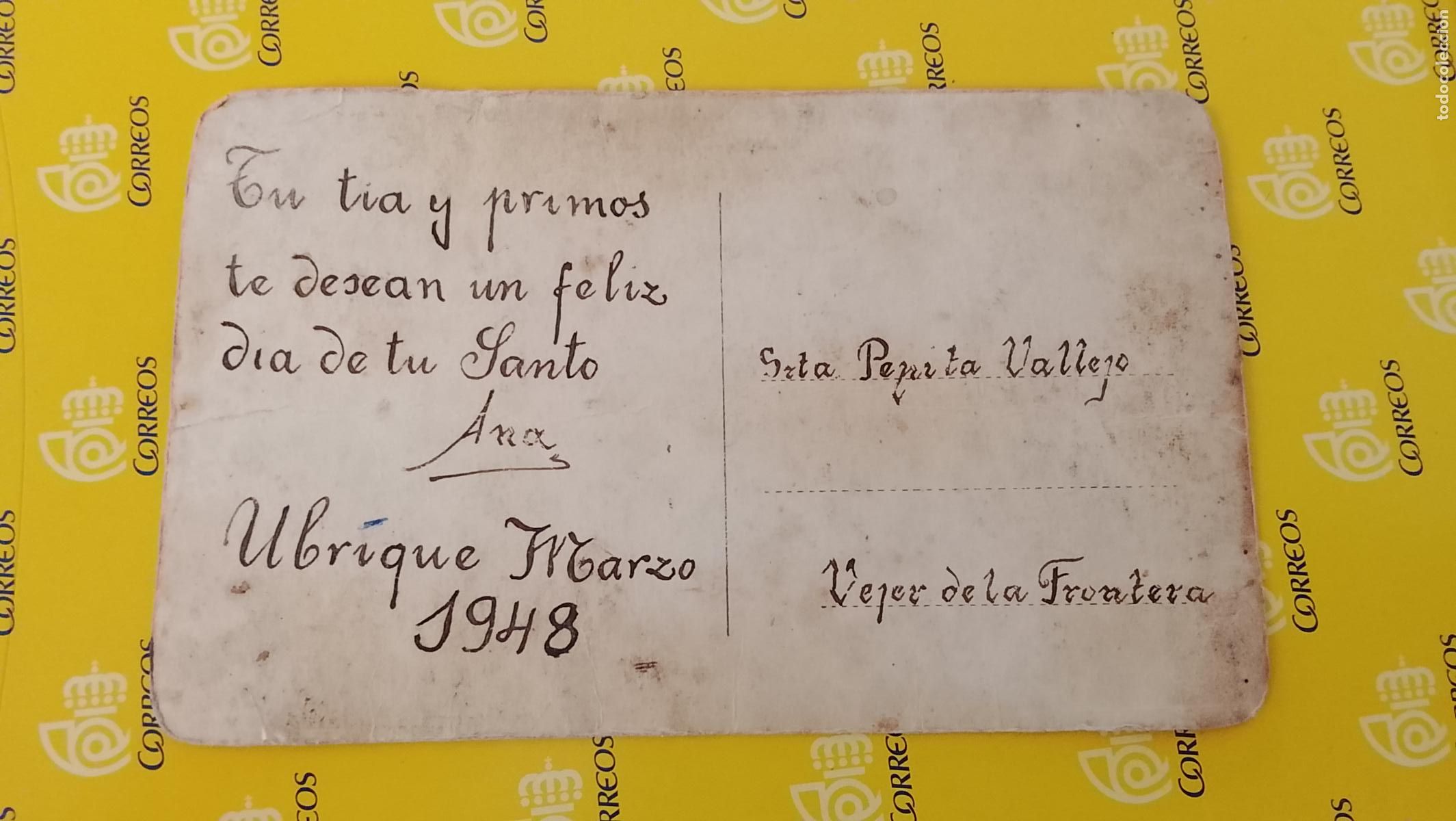 Postales: POSTAL SEMANA SANTA SEVILLA CRISTO DEL GRAN PODER VEJER DE LA FRONTERA CADIZ 1948