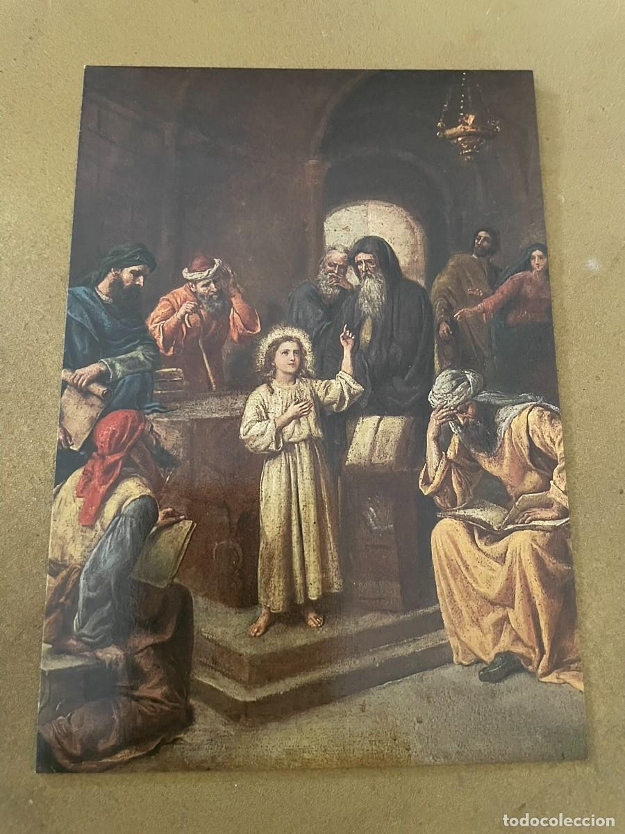 Postales: POSTAL ESTAMPA EL NI&Ntilde;O PERDIDO ABADIA CISTERCIENSE SAN ISIDRO DE DUE&Ntilde;AS VENTA DE BA&Ntilde;OS