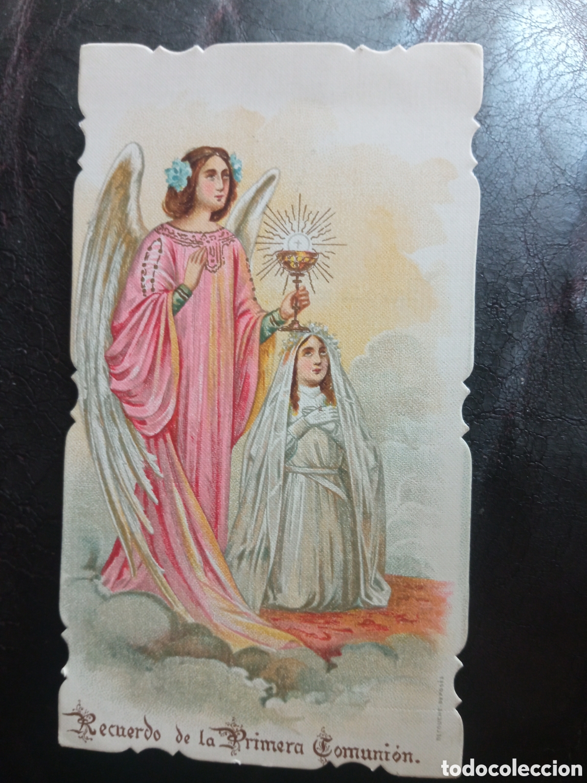 Postales: Antiguo recordatorio de Primera Comuni&oacute;n de 1907, Guadalajara