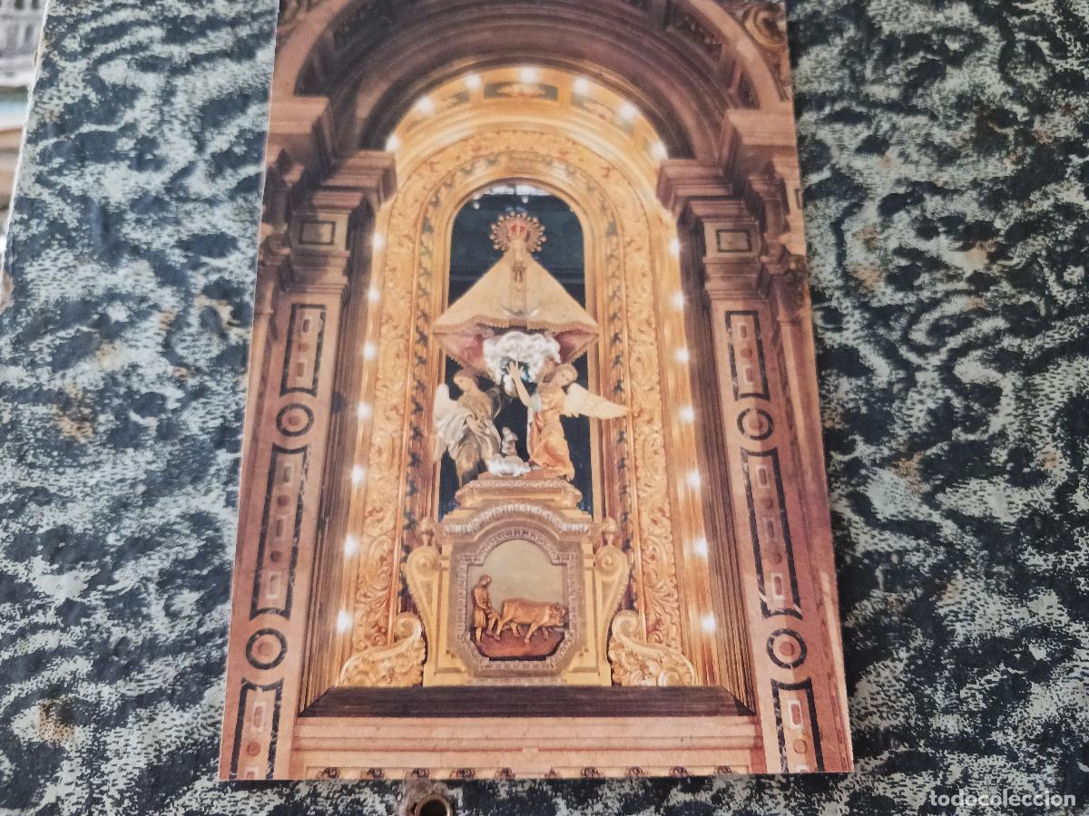 Postales: 5 basilica de ntra sra del lledo, hornacina del altar mayor, foto breva, ed. escudo