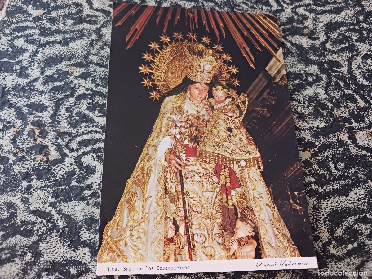 Postales: 1055 VALENCIA, ntra. sra. de los desamparados, ed. dura velasco