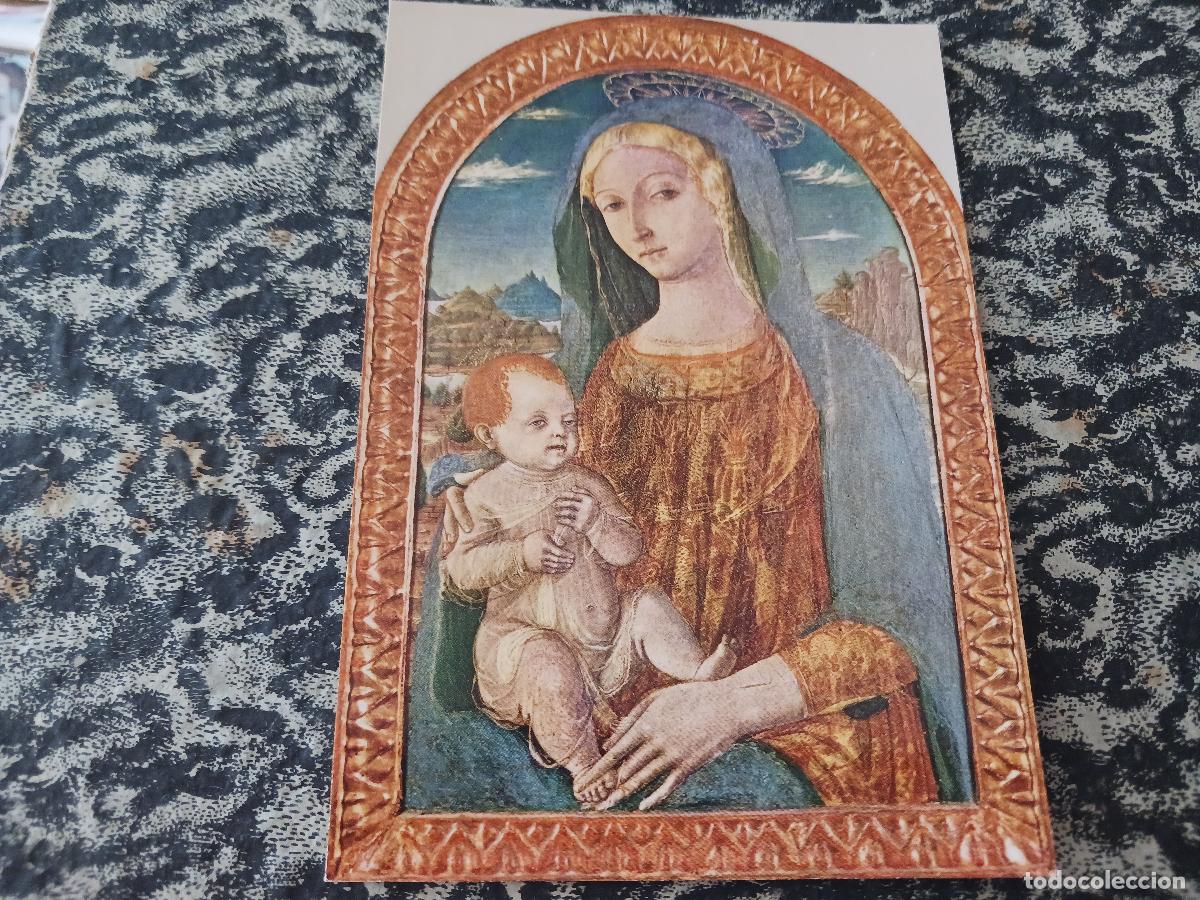 Postales: 76 siena pinacoteca nazionale, madonna col bambino