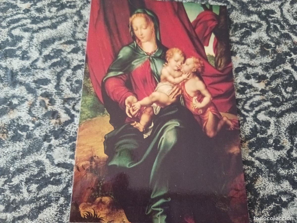 Postales: basilica catedral de salamanca, virgen, ni&ntilde;o y san juanito, luis de morales