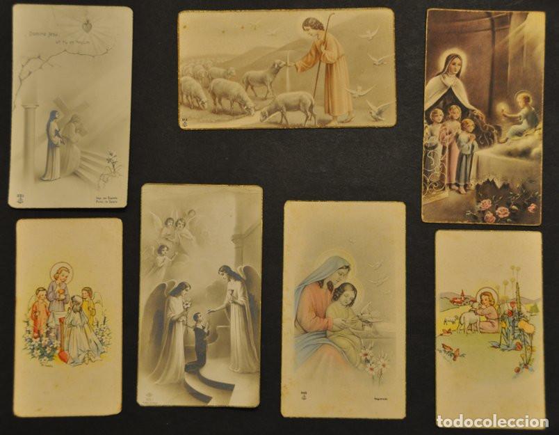 Postales: LOTE DE RECORDATORIOS DE COMUNI&Oacute;N DE LOS A&Ntilde;OS 40