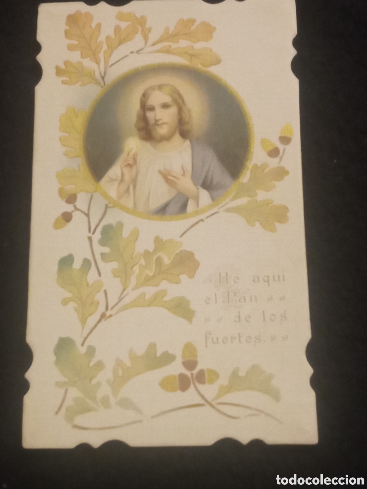 Postales: Antiguo recordatorio de Primera Comuni&oacute;n de 1913, Iglesia de San Lu&iacute;s de los Franceses, Madrid