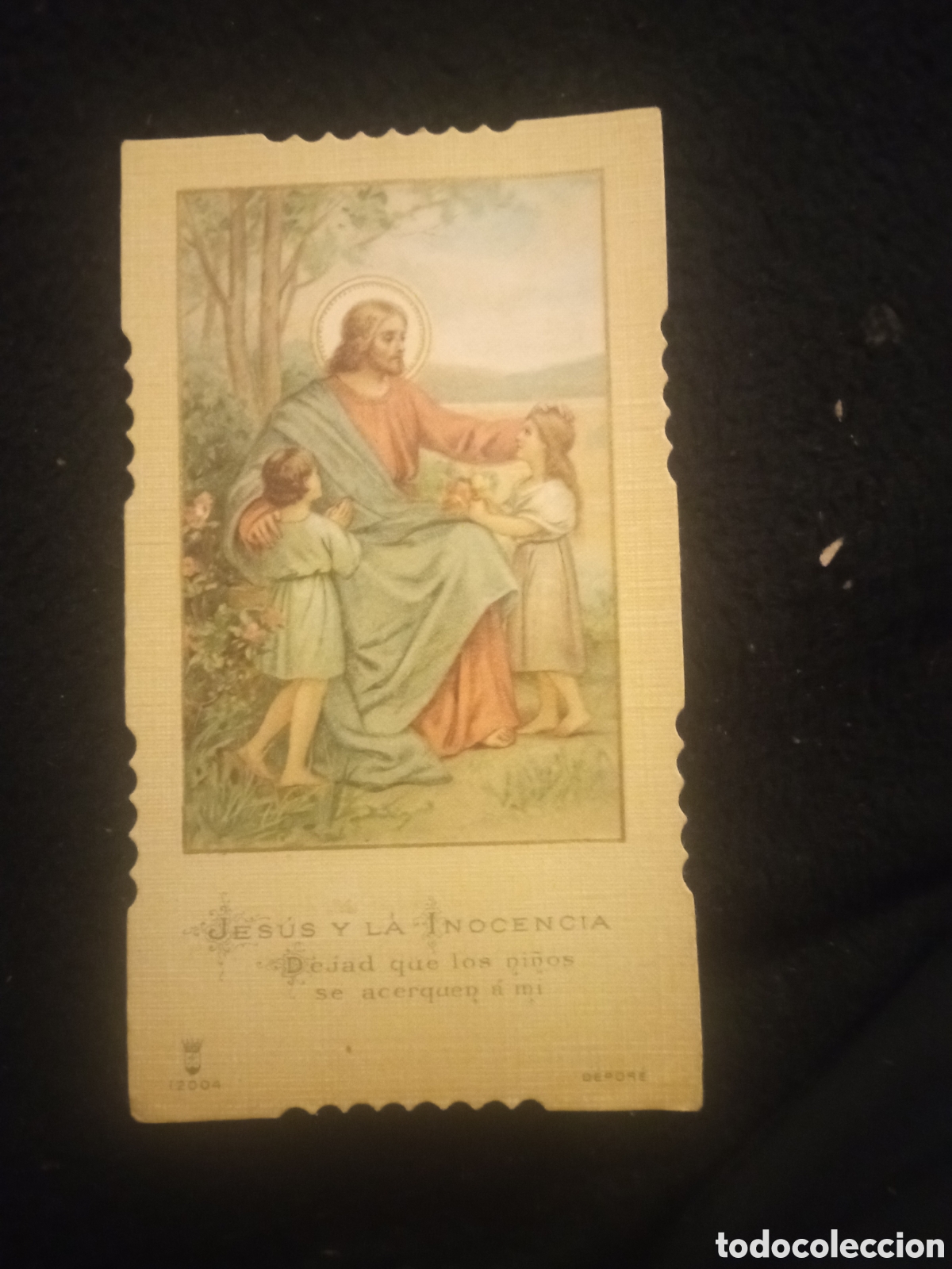 Postales: Antiguo recordatorio de Primera Comuni&oacute;n de 1920, Madrid