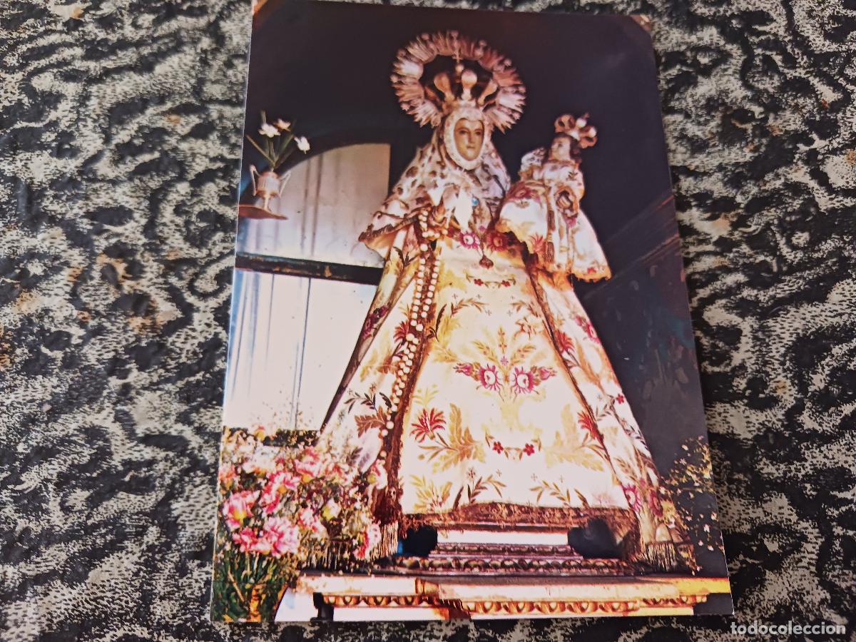 Postales: 1 RIAZA, SEGOVIA, NUESTRA SE&Ntilde;ORA DE HONTANARES, heliotipia