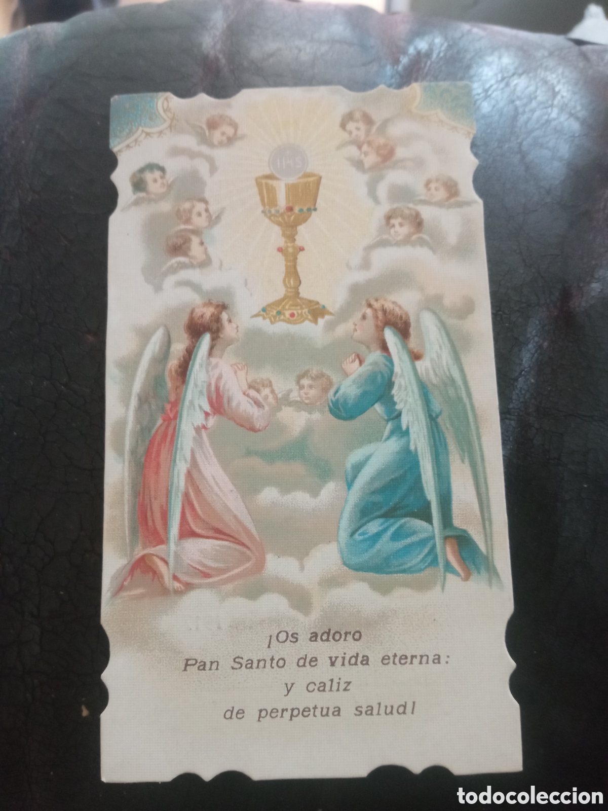 Postales: Antiguo recordatorio de Primera Comuni&oacute;n de 1917, Madrid