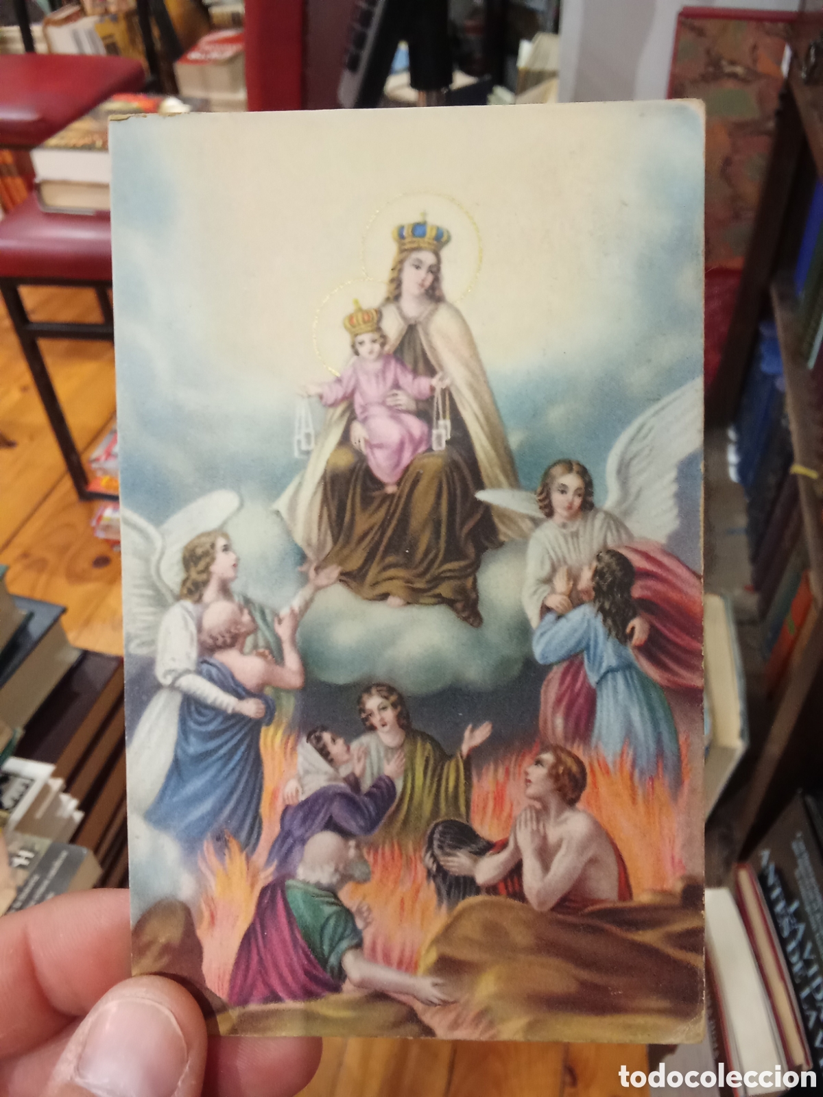 Postales: Postal religiosa cart&oacute;n
