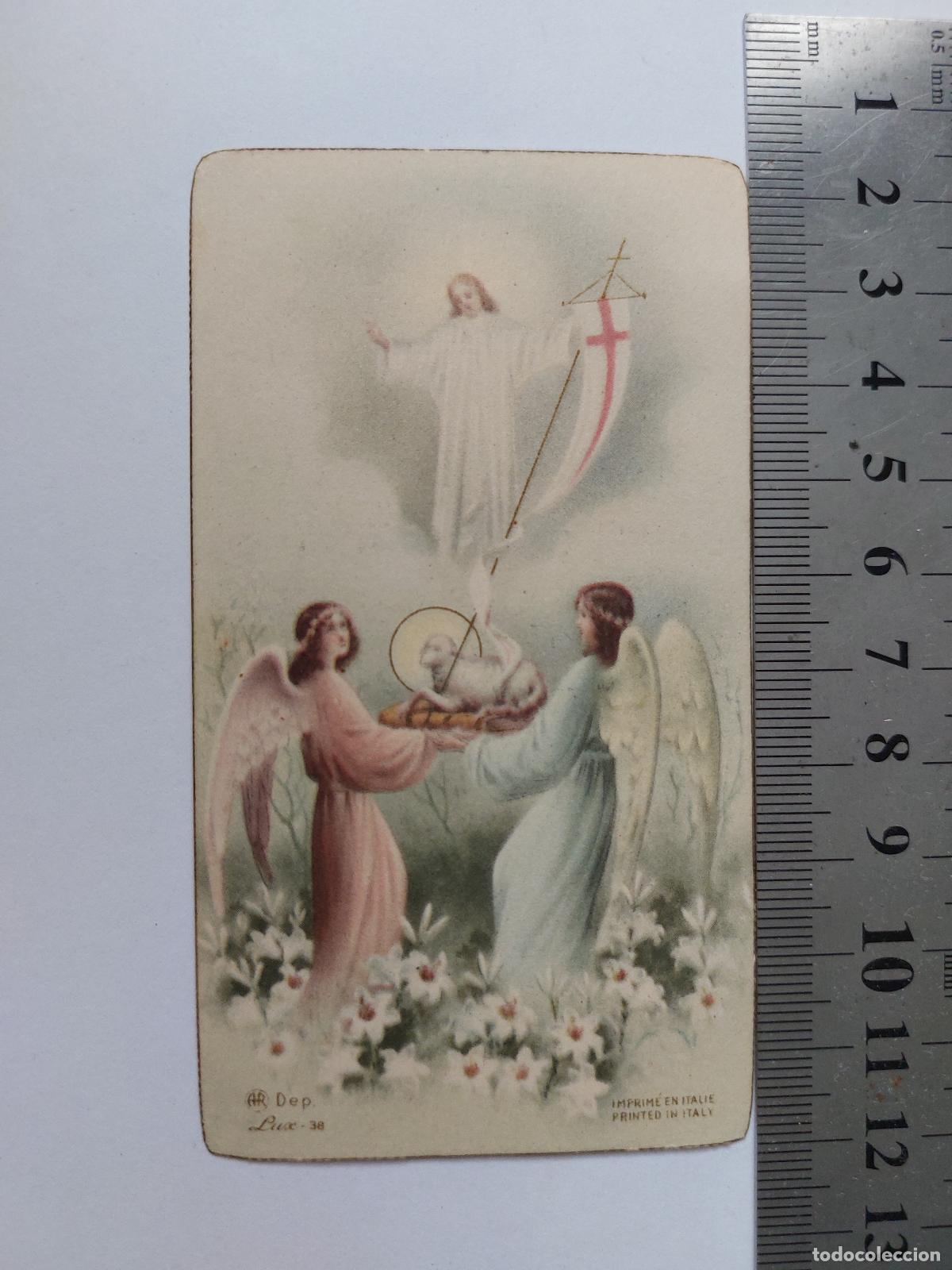Postales: Estampa de recuerdo de ordenaci&oacute;n sacerdotal y primera misa en Murcia