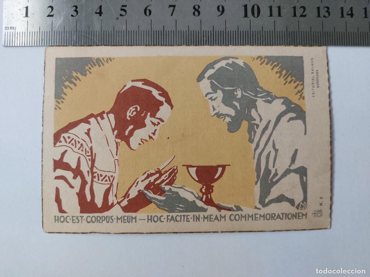 Postales: Estampa conmemorativa de primera misa de Moss&eacute;n Josep Ribas i Serra