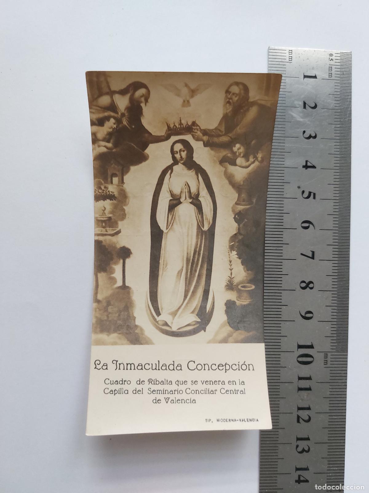 Postales: Estampa de recuerdo de primera misa en Valencia 1922