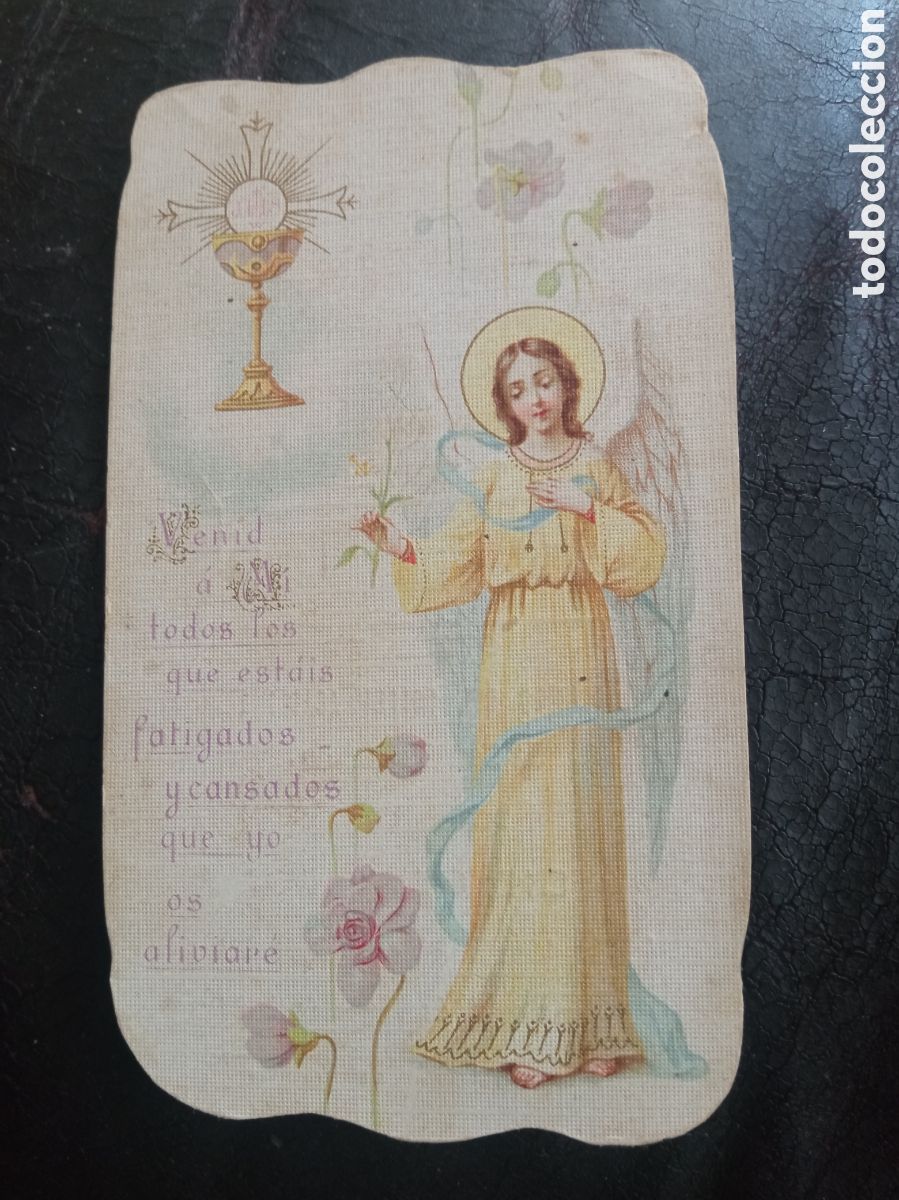 Postales: Antiguo recordatorio de Primera Comuni&oacute;n de 1907, Valencia