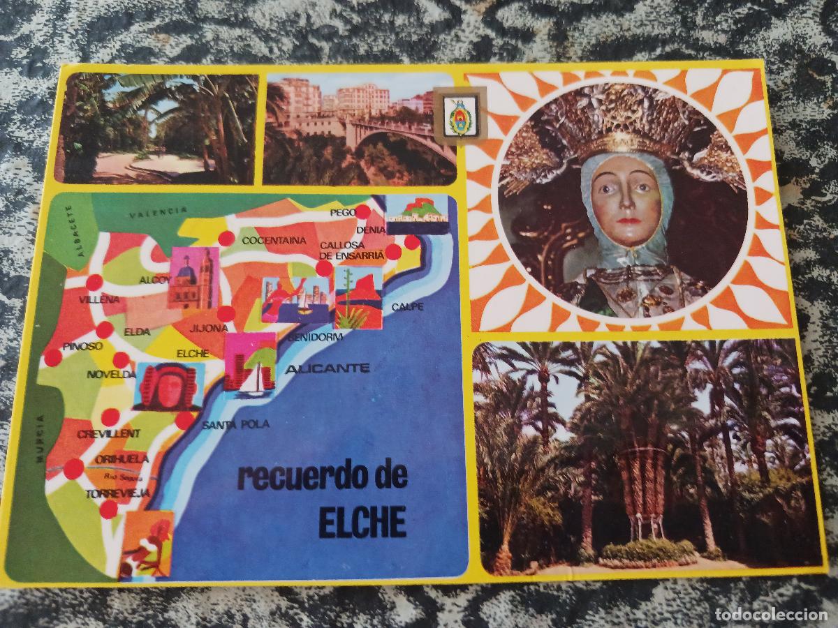 Postales: 22 elche, ntra sra de la asuncin, recuerdo de elche, ed. subirats