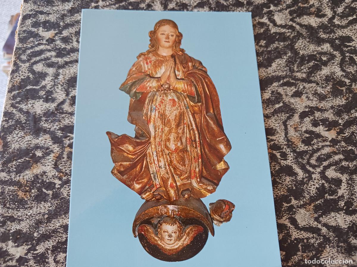 Postales: Inmaculada Concepci&oacute;n, restaurada en 1989, que se venera en la iglesia parroquial de Bayona la Real