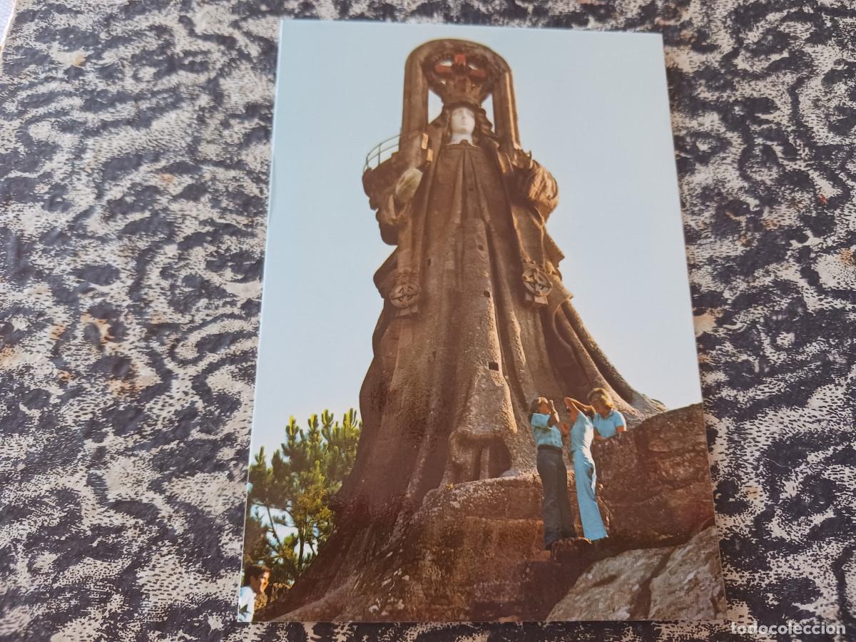 Postales: tres postales de la virgen de la roca,. bayona