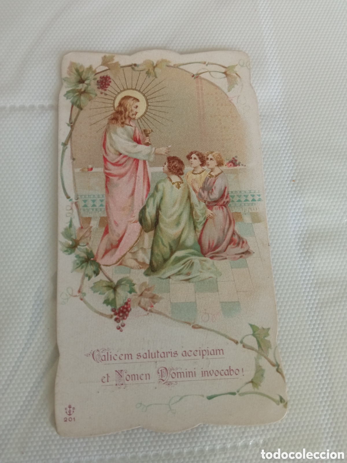 Postales: Antiguo recordatorio de Primera Comuni&oacute;n de 1910, Santuario de Nuestra Se&ntilde;ora del Perpetuo Socorro