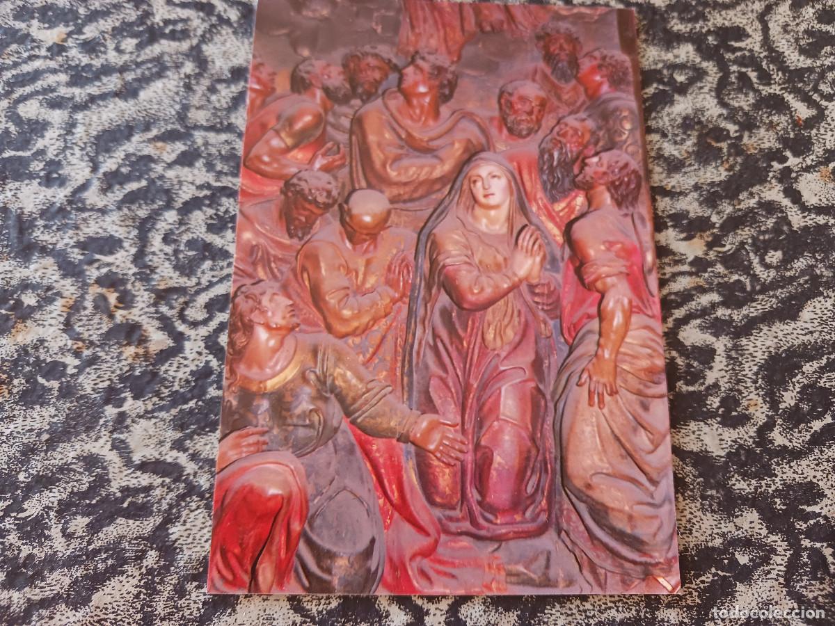 Postales: 004 catedral de astorga, ascension, retablo de gaspar becerra, ed. arribas