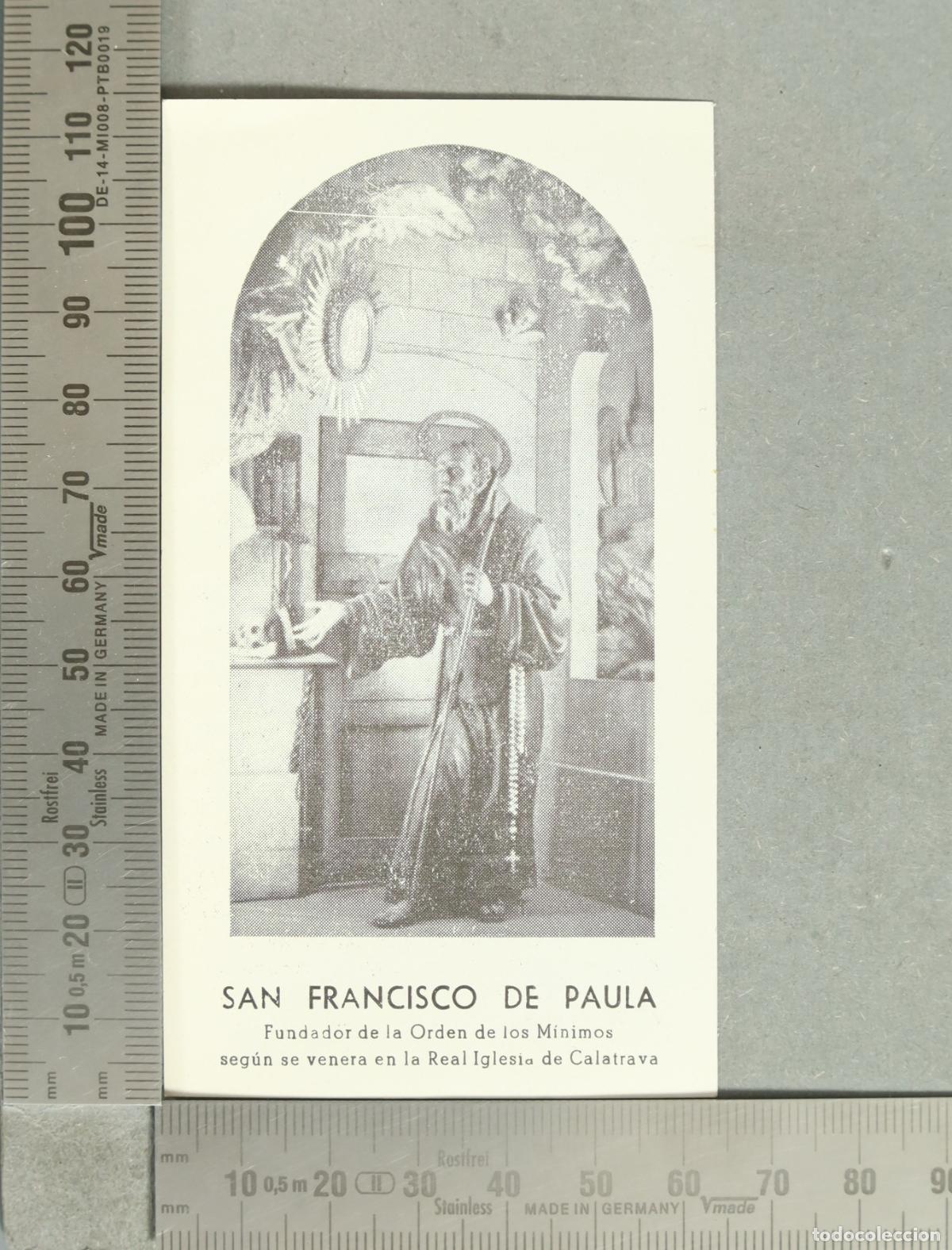 Postales: ESTAMPA. San Francisco de Paula - Grabador Cabedo
