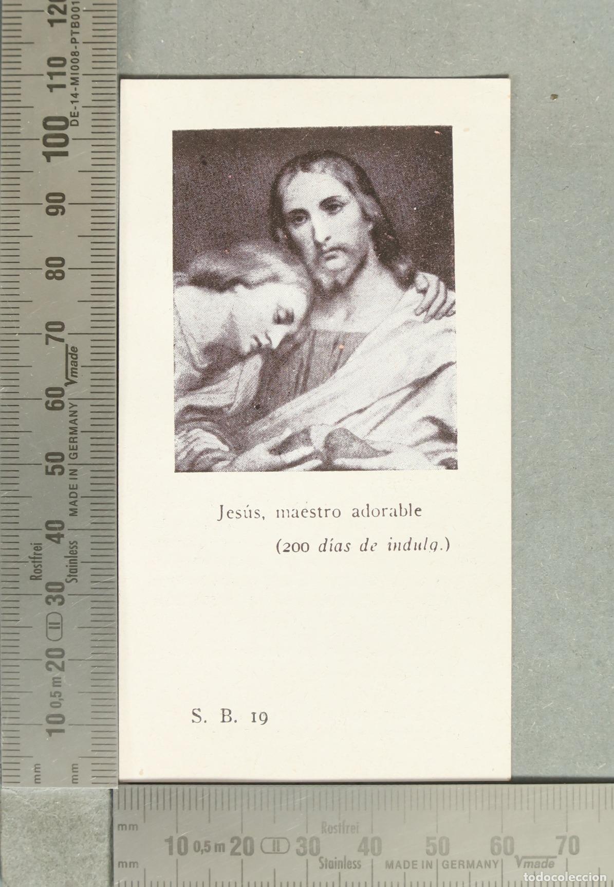 Postales: ESTAMPA. JESUS MAESTRO ADORABLE. SEMANA SANTA.