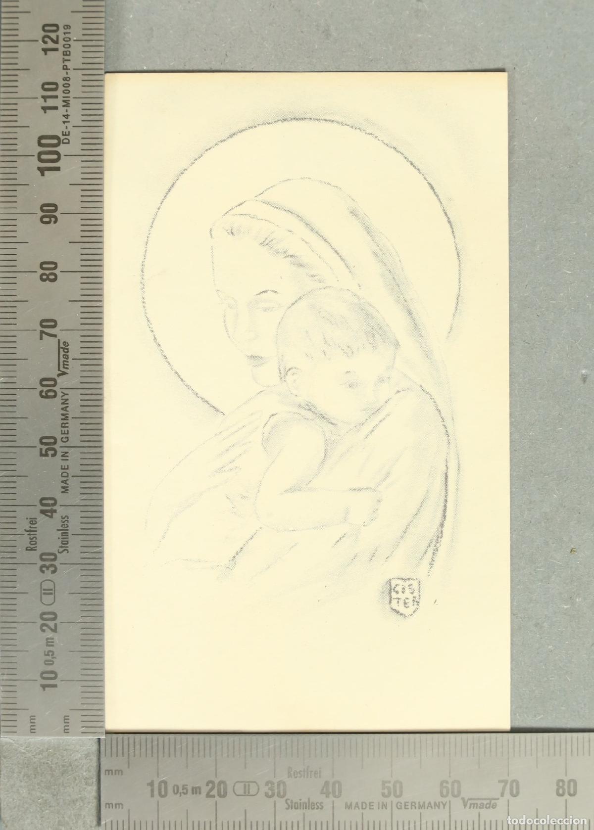 Postales: ESTAMPA. virgen con el ni&ntilde;o