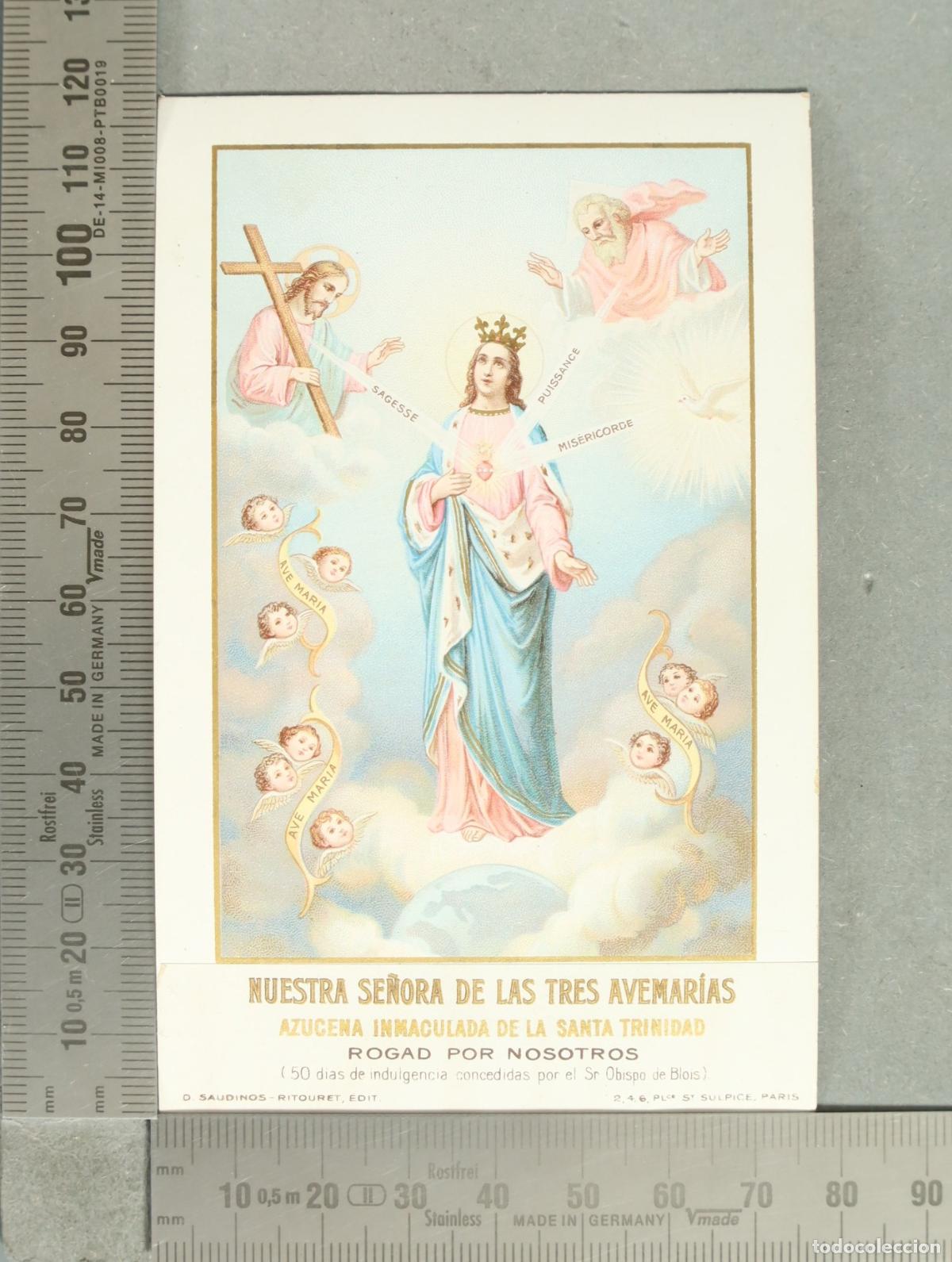 Postales: ESTAMPA. NTRA SRA DE LAS TRES AVEMARIAS.