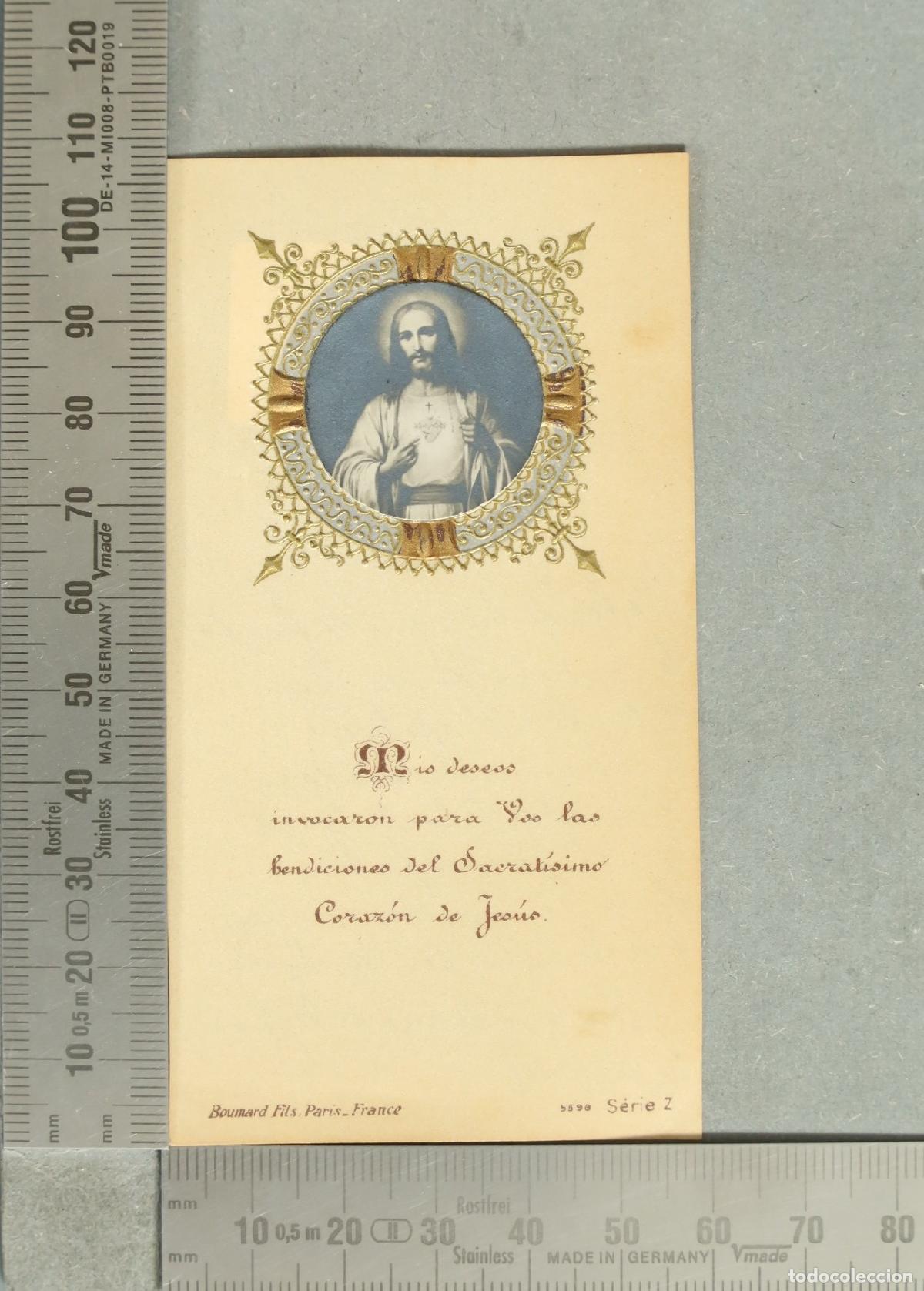 Postales: ESTAMPA. Sagrado Coraz&oacute;n de Jes&uacute;s - Boumard Fils Paris France