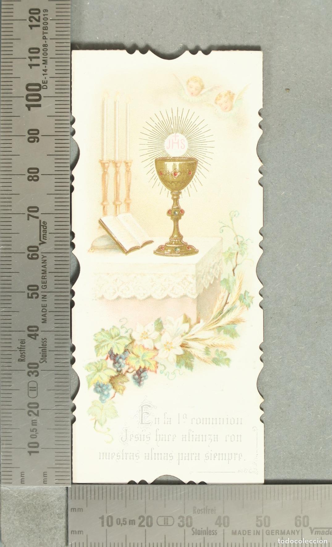 Postkarten: ESTAMPA. 1 A comuni&oacute;n Jes&uacute;s hace alianza con nuestras almas para siempre. CAPILLA SAGRADO CORAZON DE