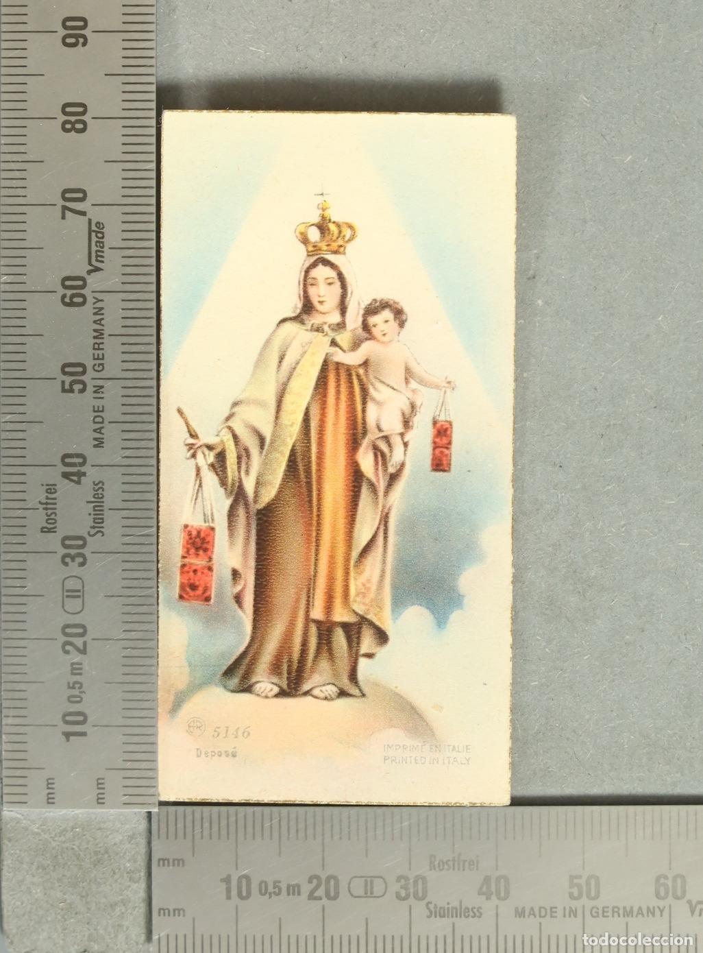 Postales: ESTAMPA. Virgen del Carmen - Italia