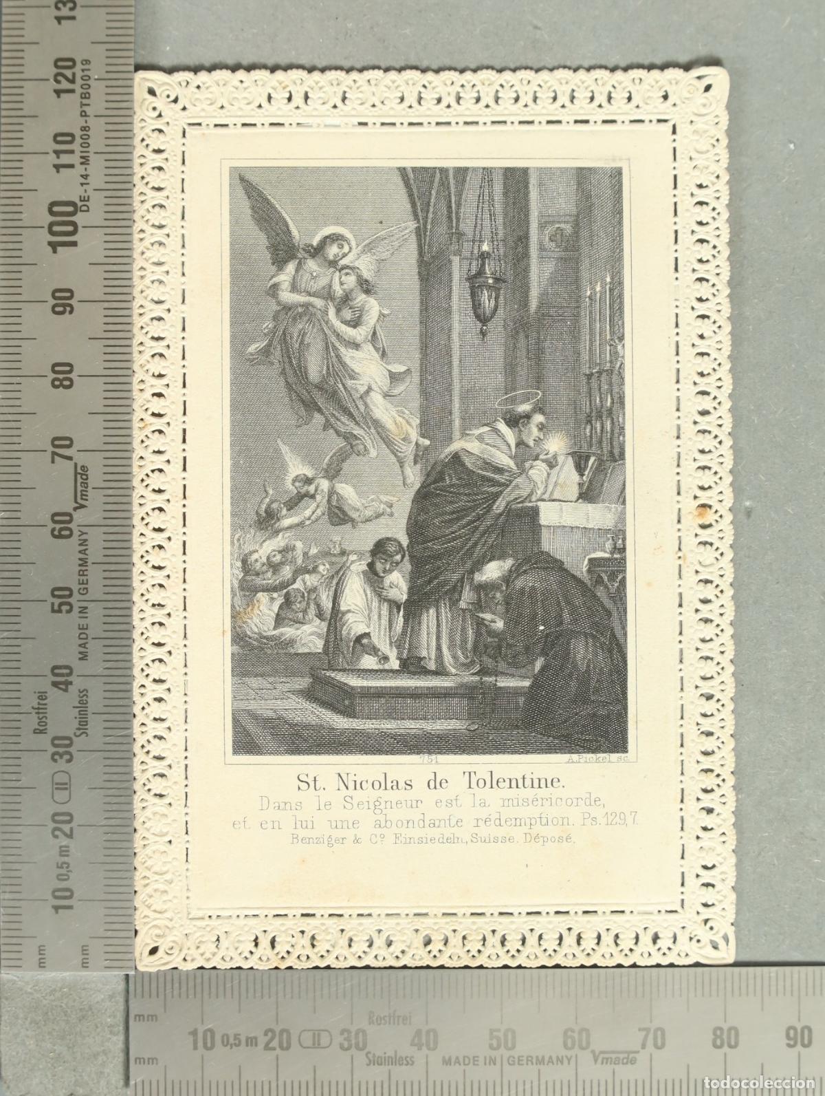 Postales: ESTAMPA. St. Nicolas de Tolentine - Benziger & Co.