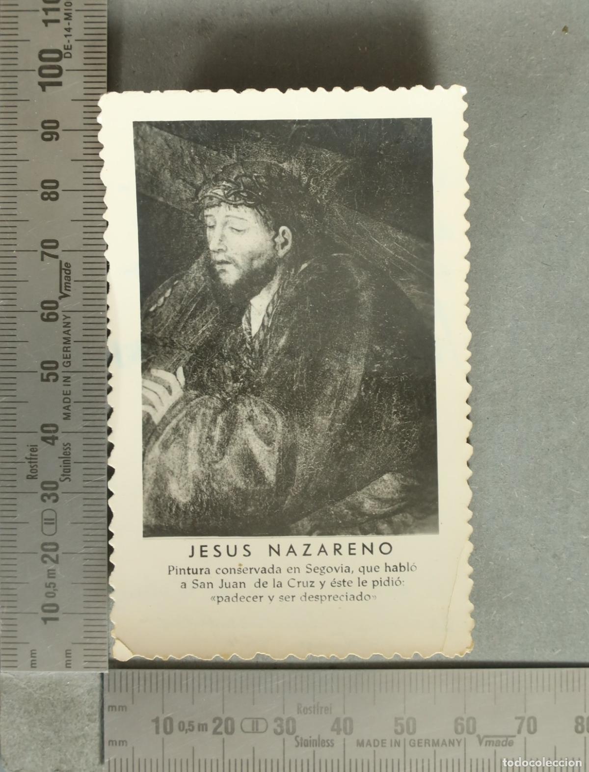 Cartoline: ESTAMPA. Jes&uacute;s Nazareno - Imagen pintada sobre cuero que habl&oacute; a San Juan de la Cruz - Segovia