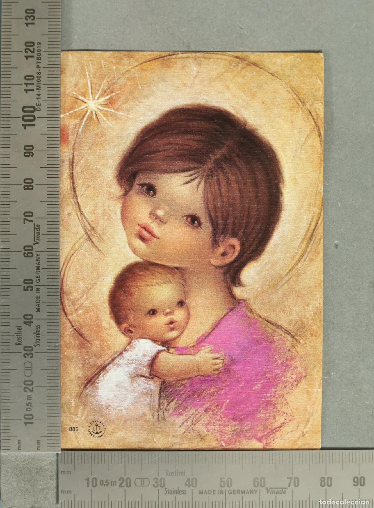 Cartoline: ESTAMPA. Virgen con el Ni&ntilde;o - Salvador Altarriba - Ediciones L. G. Talleda