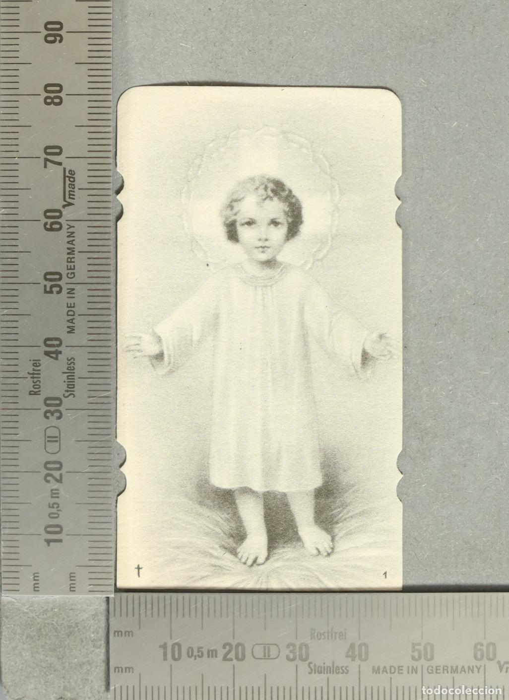 Postales: ESTAMPA. Ni&ntilde;o Jes&uacute;s con aur&eacute;ola