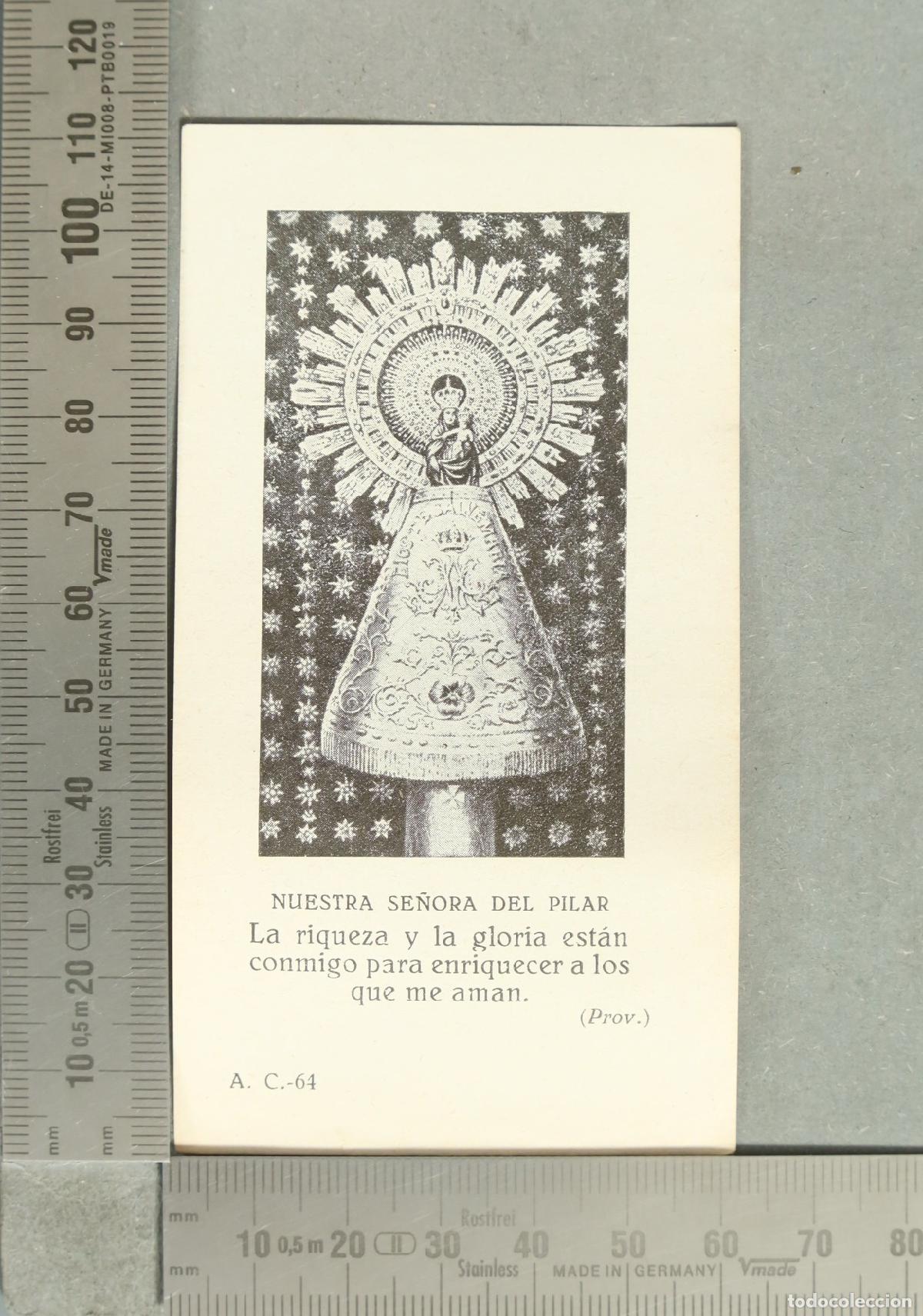 Postales: ESTAMPA. Virgen del Pilar - Zaragoza