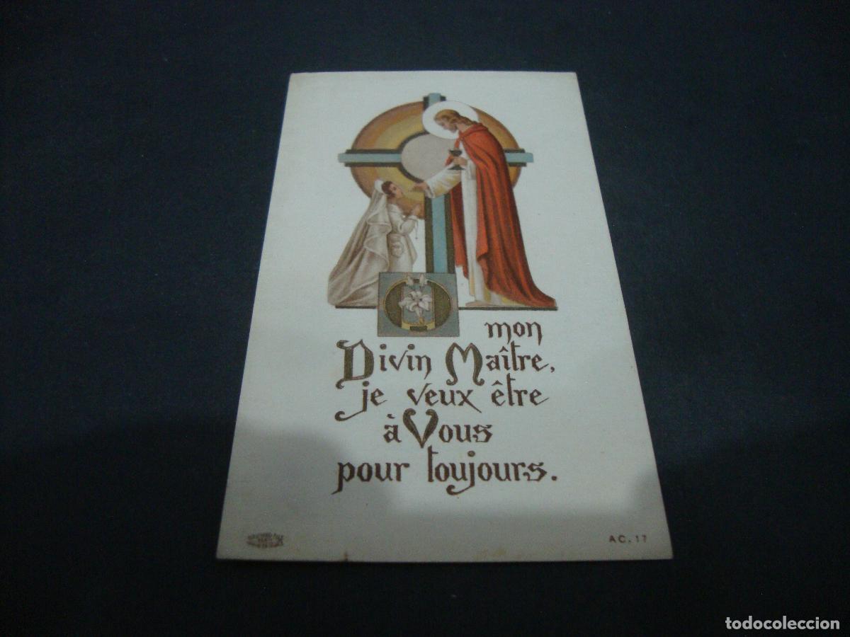 Postales: RECORDATORIO 1 COMUNION SOUVENIR PREMIERE COMMUNION FRANCES 1956
