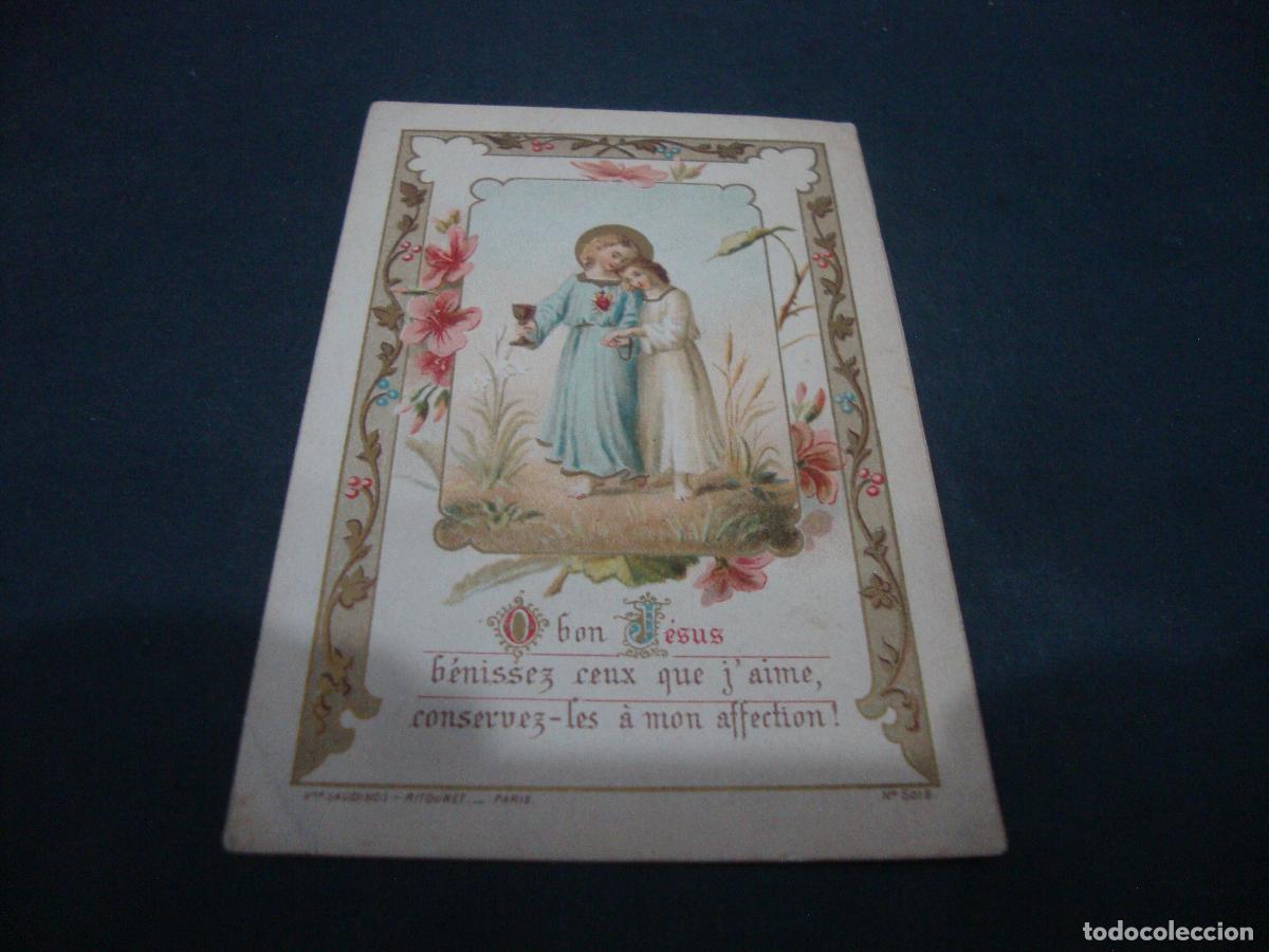 Postales: RECORDATORIO 1 COMUNION SOUVENIR PREMIERE COMMUNION FRANCES 1897