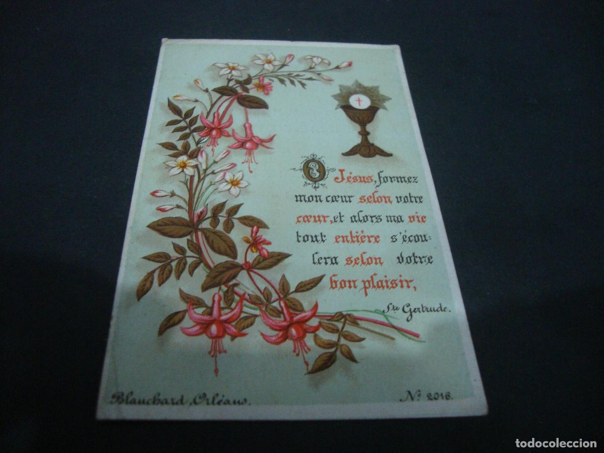 Postales: RECORDATORIO 1 COMUNION SOUVENIR PREMIERE COMMUNION FRANCES 1887