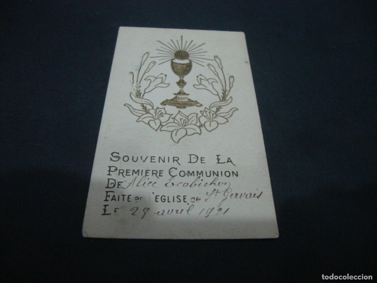 Postales: RECORDATORIO 1 COMUNION SOUVENIR PREMIERE COMMUNION FRANCES 1921