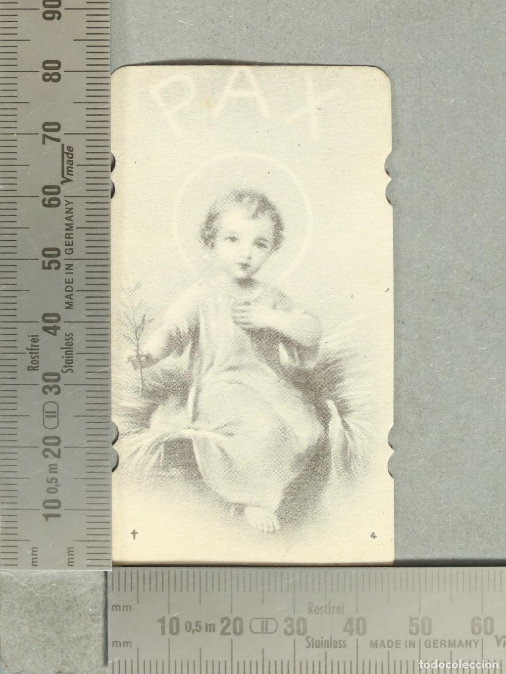 Postales: ESTAMPA. Ni&ntilde;o Jes&uacute;s. PAX