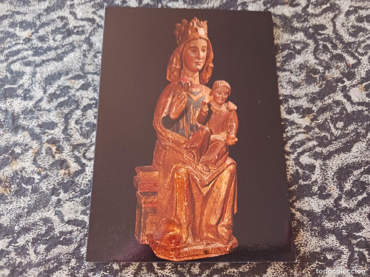 Postales: 284 VALLADOLID. Museo Nacional de Escultura. La Virgen con el Ni&ntilde;o, ed. silex