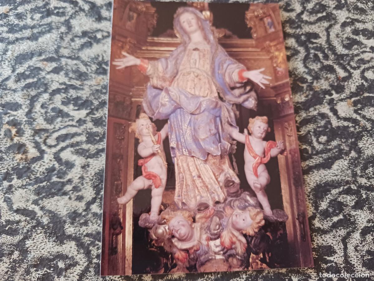 Postales: nuestra se&ntilde;ora de la asuncion, retablo mayor, monasterio de sta. maria de valbuena, san bernardo