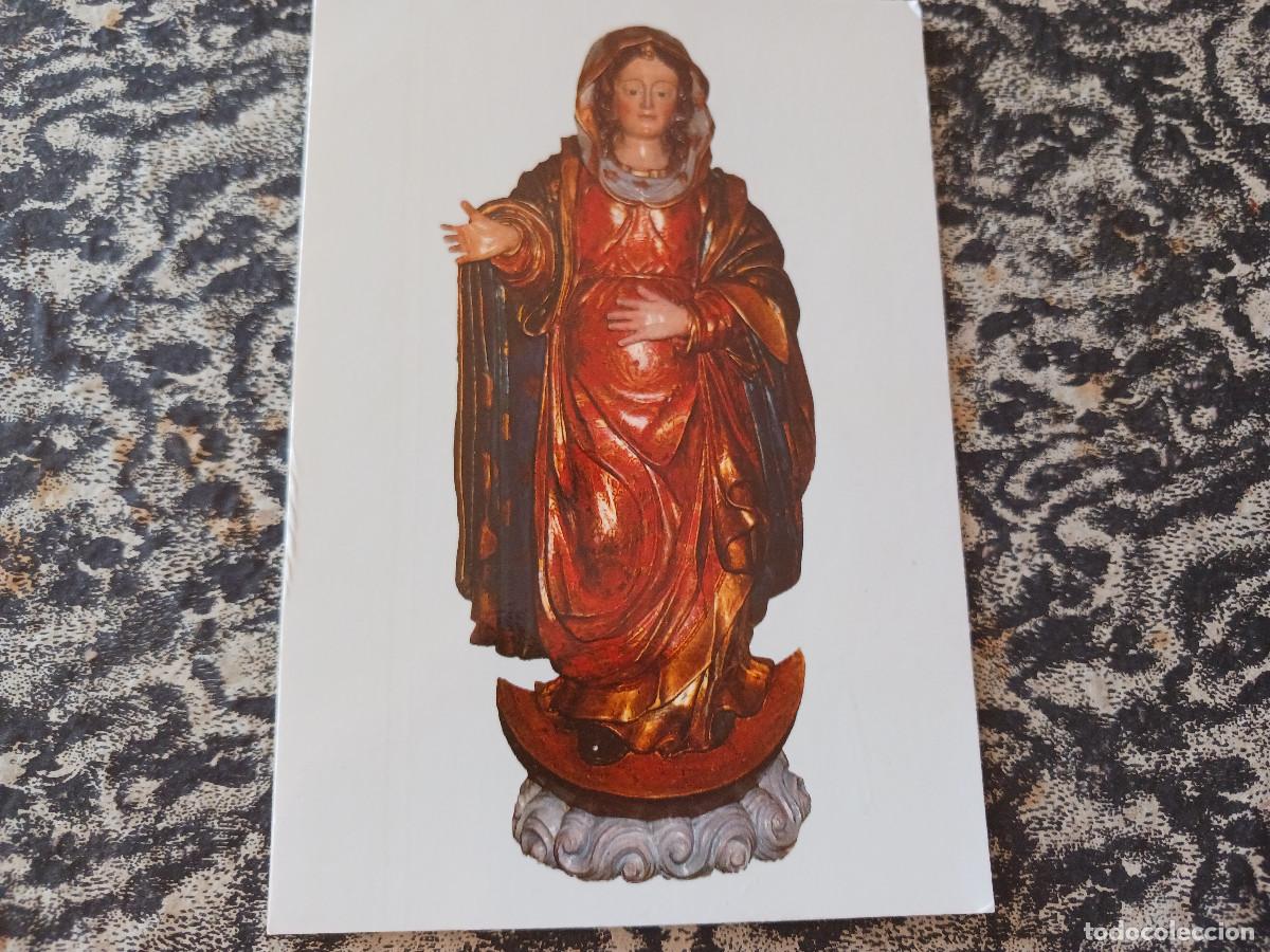 Postales: LA VIRGEN ENCINTA, CAUSA DE NUESTRA ALEGRIA, EXPECTACION DEL PARTO, ED. FAMA,