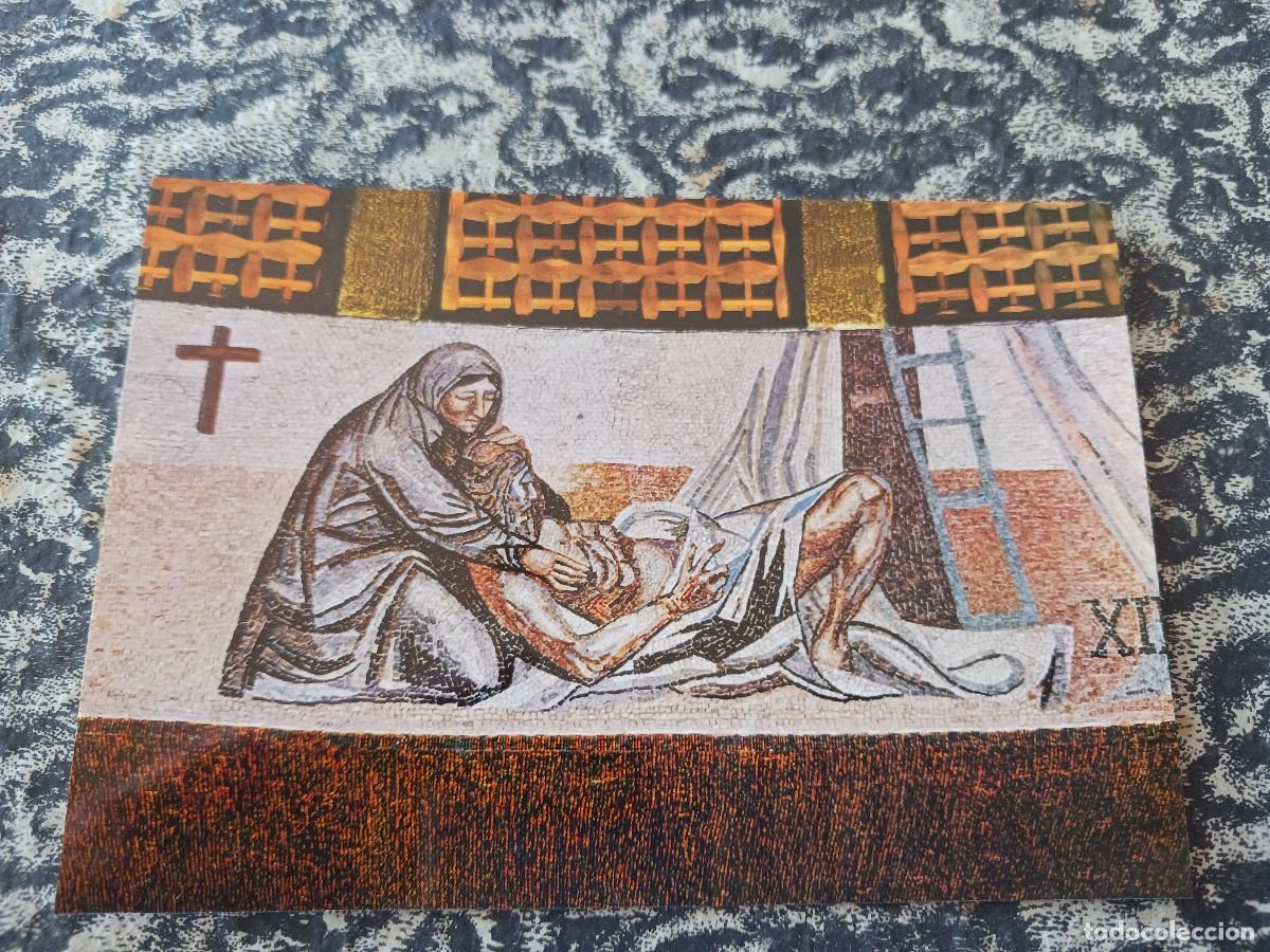 Postales: 17 MADRID. IGLESIA DE SANTA RITA.detalle de viacrucis, mosaico de clavo, ed. garrabella
