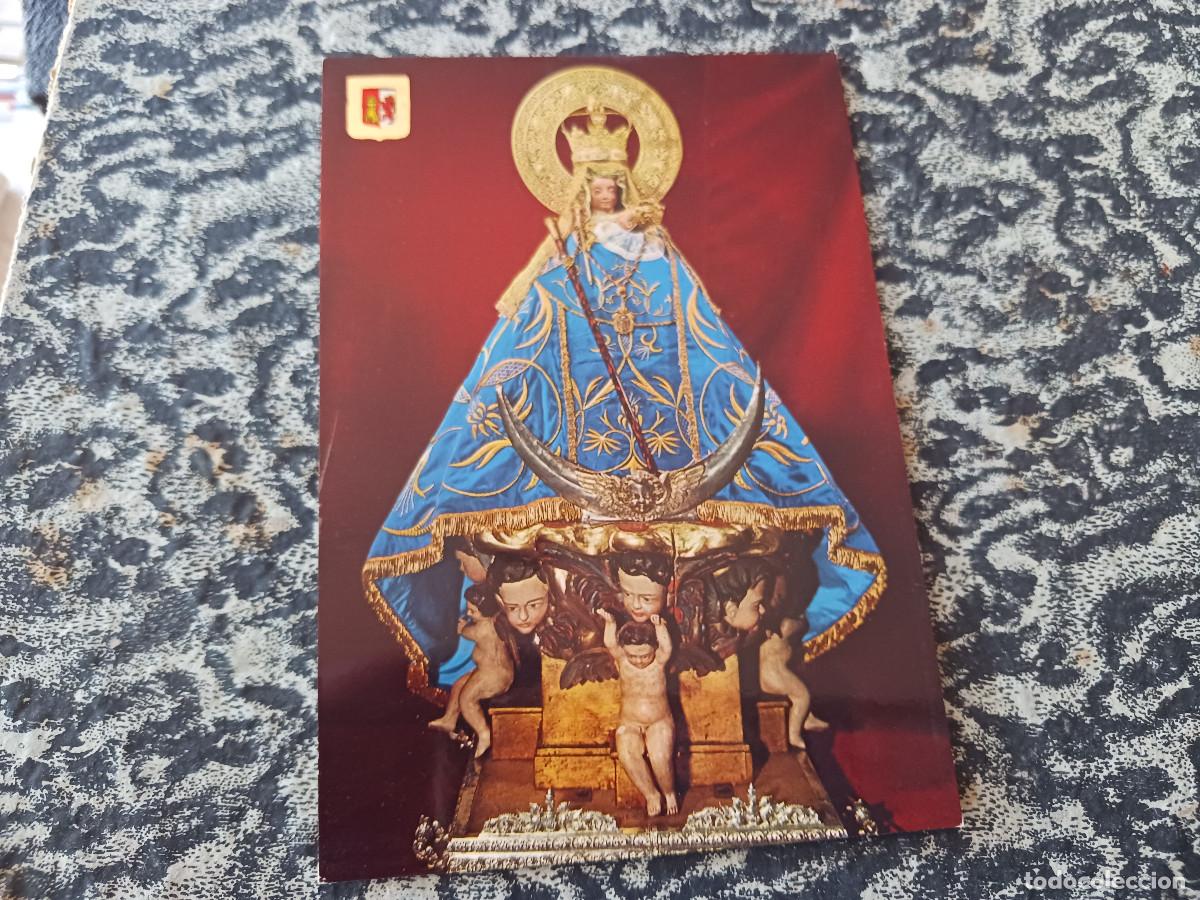 Postales: 2santisima virgen de la monta&ntilde;a, patrona de caceres, manto azul, ed. escudo