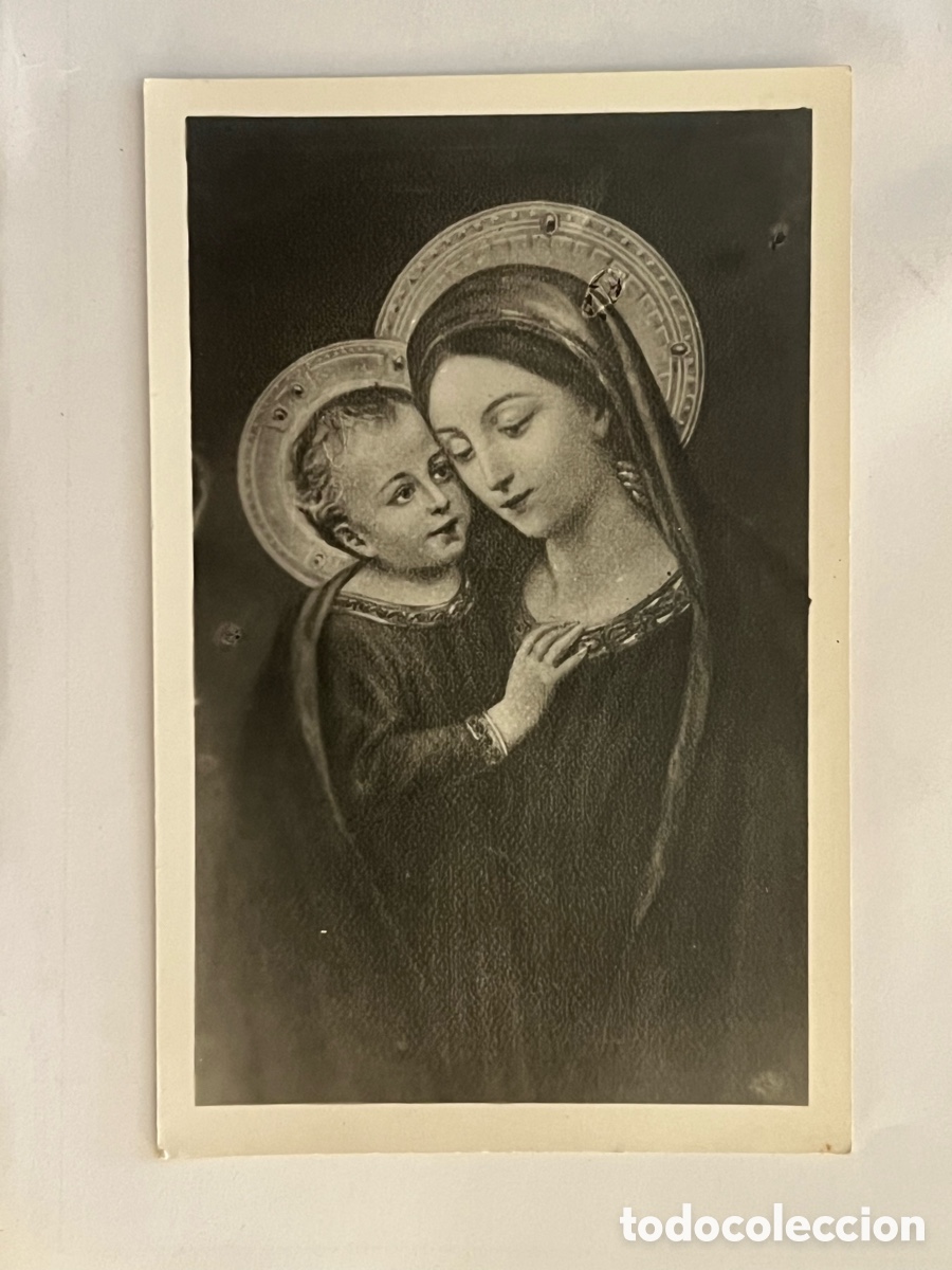 Postales: VIRGEN DEL BUEN CONSEJO. MADRID. FOTO PALOMEQUE (h.1940?)