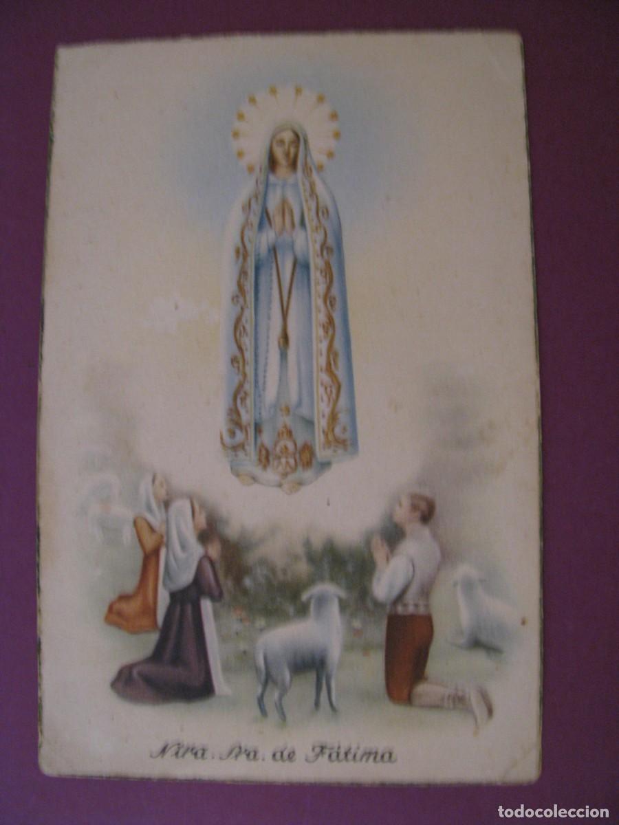 Postales: POSTAL RELIGIOSA DE ED. D. NTRA. SRA. DE FATIMA. ESCRITA.