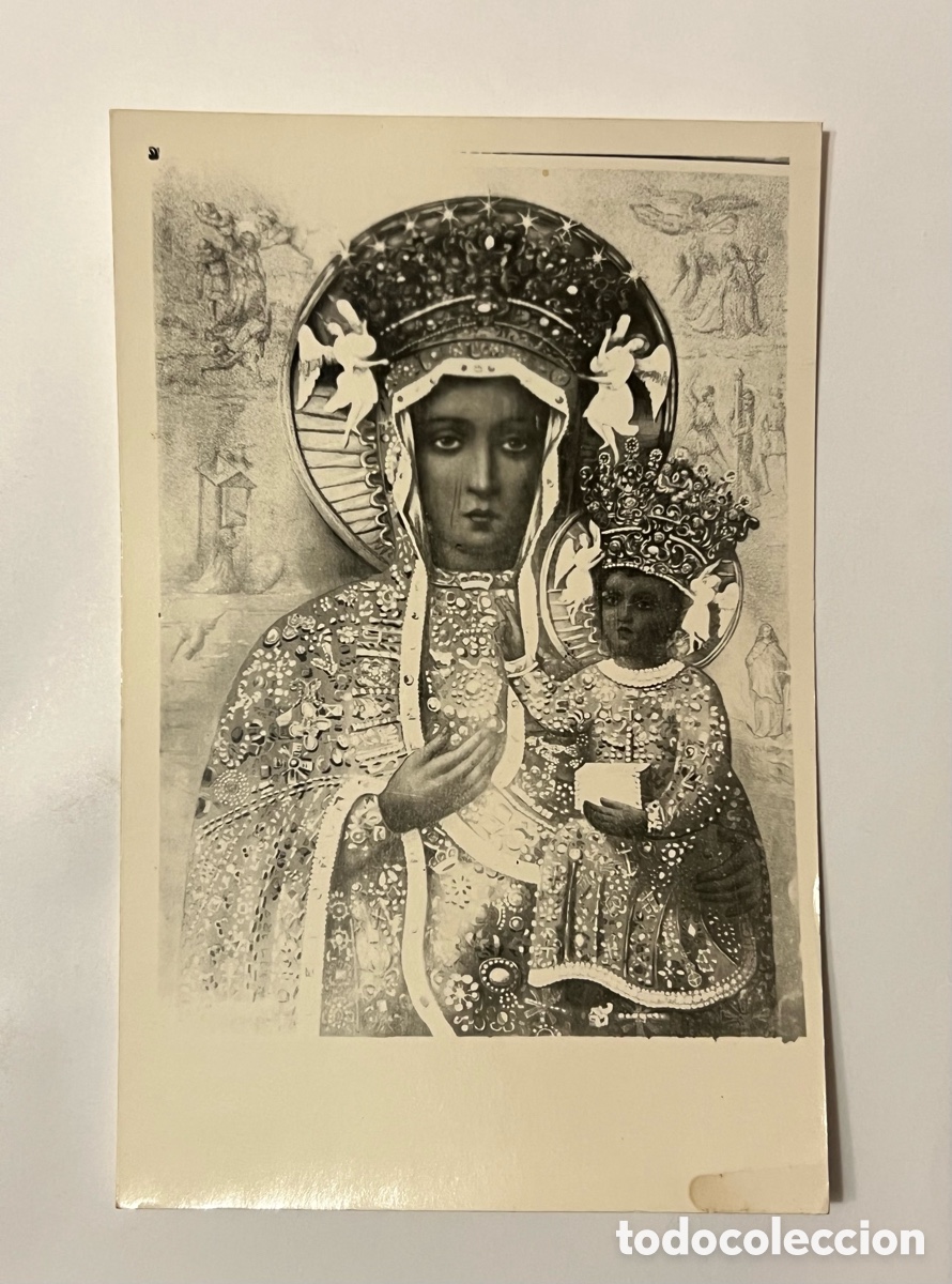 Postales: LA VIRGEN NEGRA. Nuestra Se&ntilde;ora de Częstochowa &iacute;cono de la Virgen Mar&iacute;a en Polonia