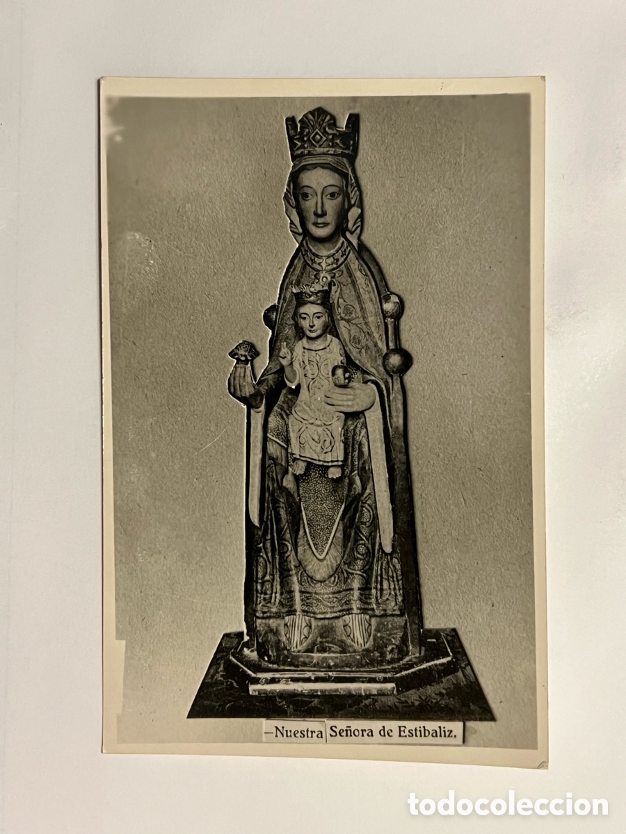 Postales: NTRA SRA DE EST&Iacute;BALIZ. PATRONA DE &Aacute;LAVA. FOTO PALOMEQUE (h.1940?)