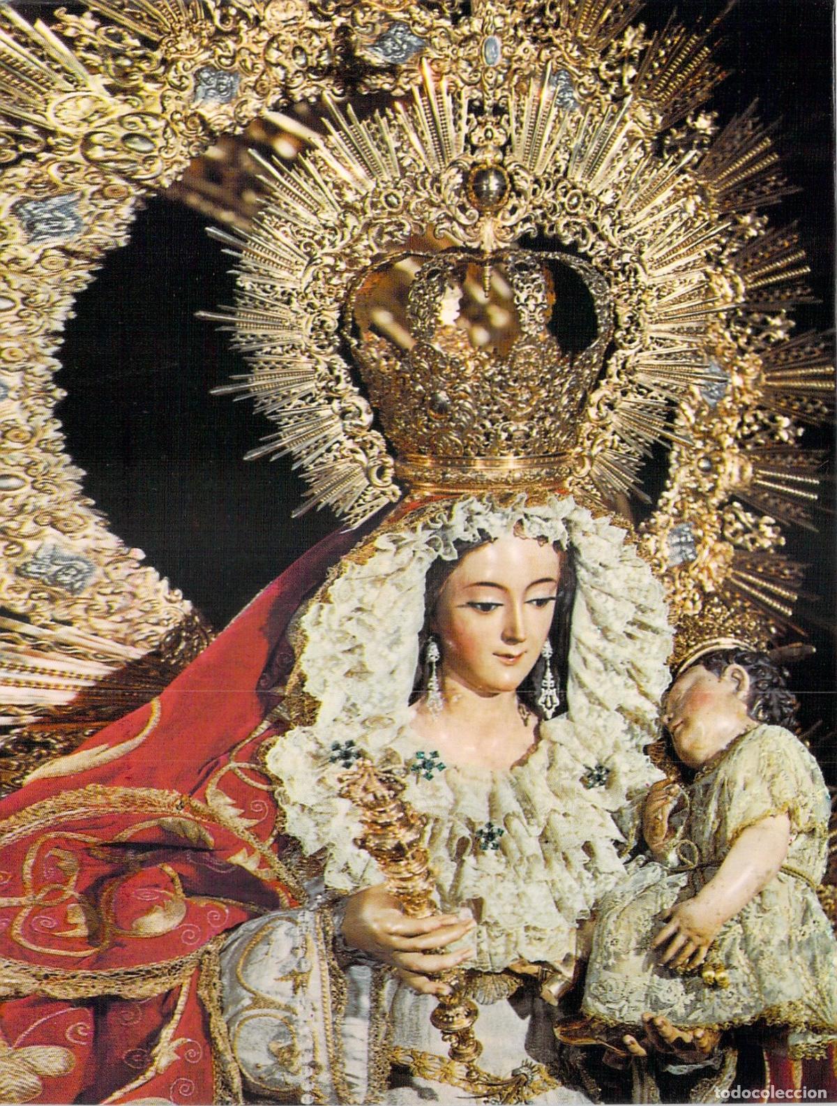 Postales: Postal de la Virgen del Rosario, Bas&iacute;lica de la Macarena, Sevilla